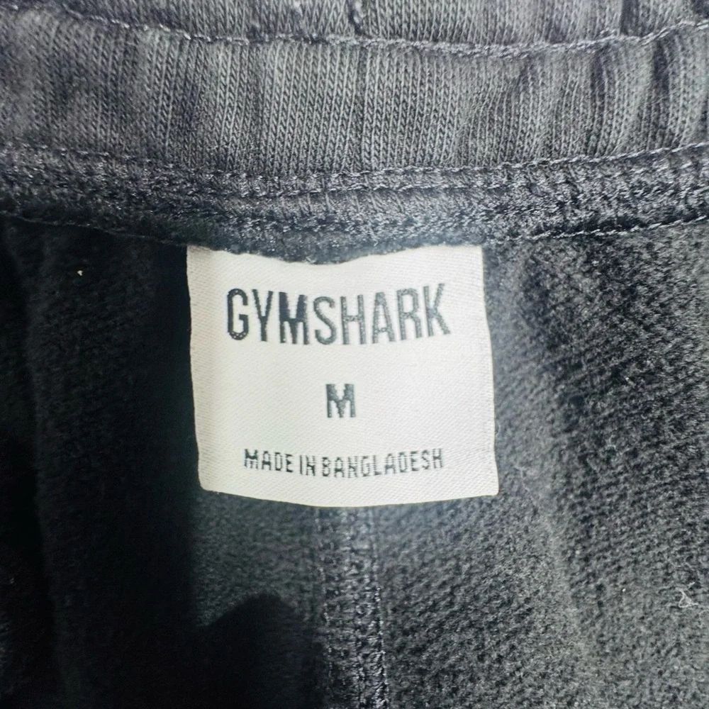 Gymshark Black Athletic Shorts Size M Drawstring Pocket Logo - Picture 7 of 10